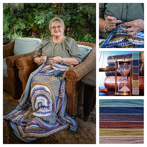 Ravelry The Old Wool Factory Throw pattern by Debbie Hemsley Kaltenbrunn