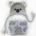 Koala Bear Hat and Diaper Cover Set pattern 