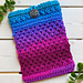 Forget Me Knot Book Sleeve pattern 