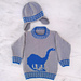 Brontosaurus Sweater and Hat pattern