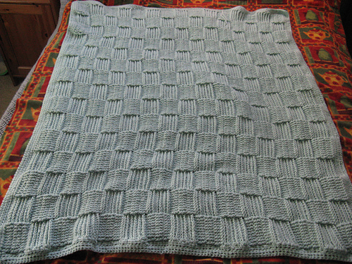 Basketweave Twists Blanket photo 2
