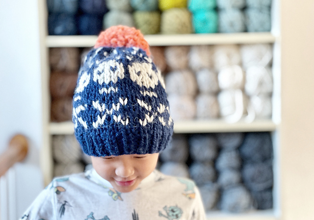 Ravelry: Knit Skull Beanie pattern by 