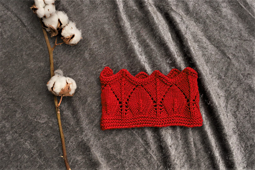 Julekronepannebånd - Design by Diana