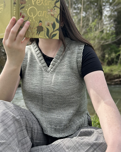 Bookish Slipover V Neck