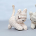 Kitten Keychain pattern 