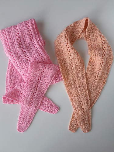 Ravelry: Cables and Lace Scarf pattern by Mariette Potgieter