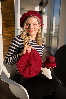 Lana Grossa Cool Wool Vintage #7364 Burgund, Lana Grossa Silkhair #113 Bordeaux