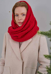 Lana Grossa Meilenweit 50 Cashmere
Rot (Fb 06), Lana Grossa Silkhair in Kirschrot (Fb 08)