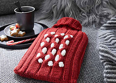 Lana Grossa Bingo Mélange GOTS  Rot meliert (Fb 315), 
Lana Grossa Bingo Weiß (Fb 23)