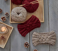 Lana Grossa Brigitte No. 2, Fb 33 in Bordeaux, 15 Beige