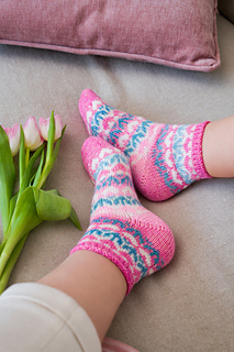 Tulpen aus Amsterdam - Lana Grossa Meilenweit 100 Woolycell Uni und Duo, Col 01 Weiß, 6001 und 6006 