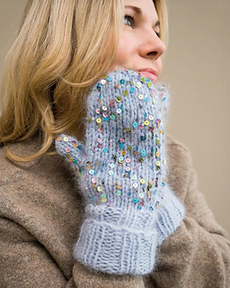 Lana Grossa Mohair di Gio, Col 10 Pastellblau 
Lana Grossa Cosmo
Col 20 Hellblau