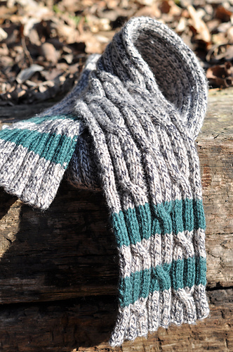 Ravelry: Entwining Ribs Scarf pattern by Sara Huntington Burch