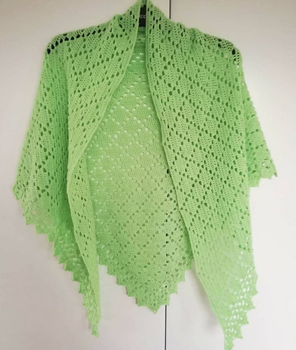 Dusty diamond shawl photo 9