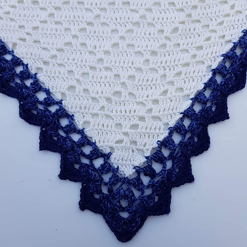 Dusty diamond shawl photo 6