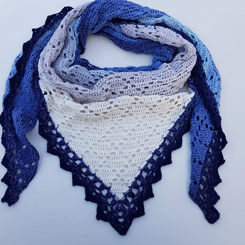 Dusty diamond shawl photo 7