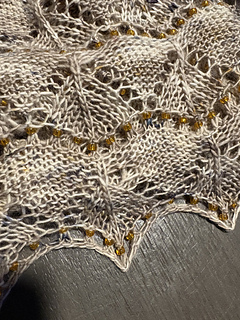 Close up of beading