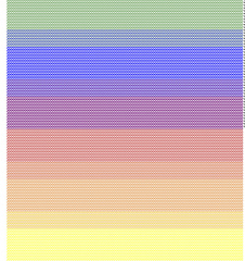 Blanket #4 - rainbow