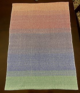 Blanket #4 - rainbow