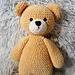 Plushy bear pattern 