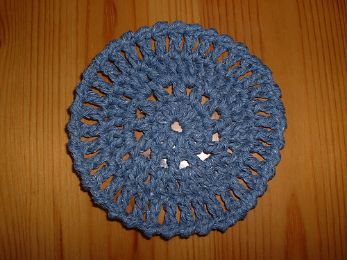 Spokes Coaster and Doily photo 1
