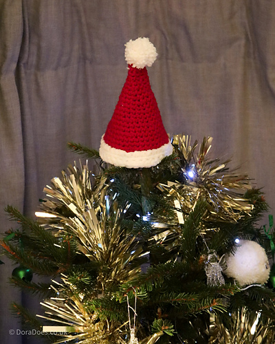 Santa Hat Tree Topper photo 7