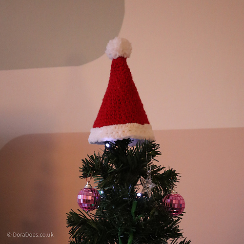 Santa Hat Tree Topper photo 4