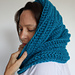 Hood in a snood pattern 