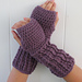 Home Sweet Home wrist warmers pattern 