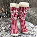 Amaryllis Flower Socks pattern 