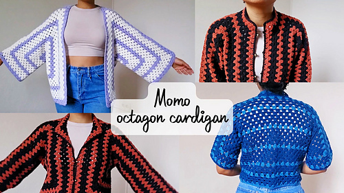 Momo octagon cardigan