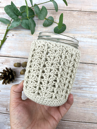 Mason-jar-omslag - Dreamee Crochet