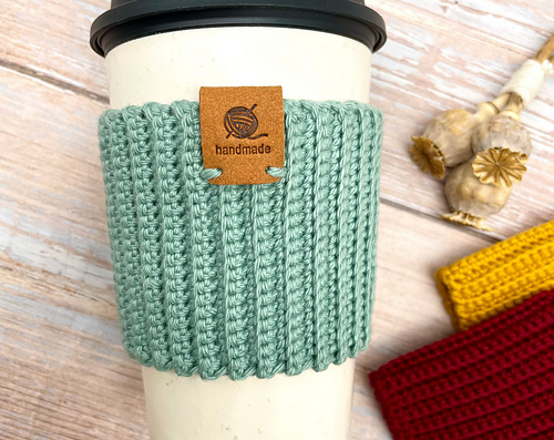 Quick & Easy Ribbed Cup Cozy