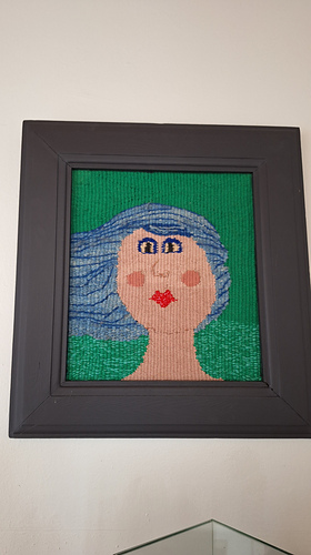 Fun weaving at the Skole, love this one !