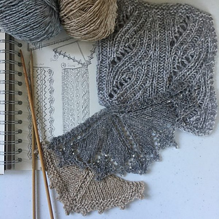 Louisa-One-Ball-Shawl-Construction