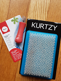 Felting mat and puncher