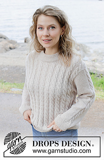 Ravelry: 255-28 Cable Mirage pattern by DROPS design
