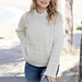 263-1 White Echo Sweater pattern 