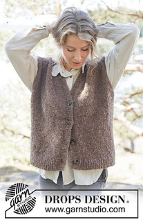 Ravelry: 262-34 Woodworker Vest pattern by DROPS design