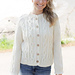 262-14  Snowbound Romance Cardigan pattern 