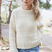 262-18  Winter Bliss Sweater pattern 