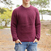 260-36 Deep Berry Sweater pattern