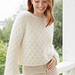 266-1 Lace Diamond Sweater pattern 