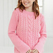 267-13 Pink Marshmallow Sweater pattern 