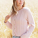 267-2 Forever Rose Cardigan pattern 