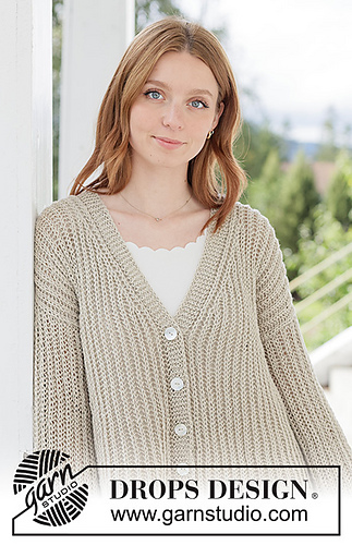 Ravelry: 268-17 Spell of Summer Cardigan pattern by DROPS design