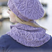 165-39 Dancin Leaves Neck Warmer pattern 