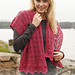 151-16 Raspberry Sorbet shawl pattern 