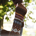 143-28b Autumn Aurora - Wrist warmers pattern 