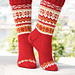 140-9 Sweet Scarborough Socks pattern